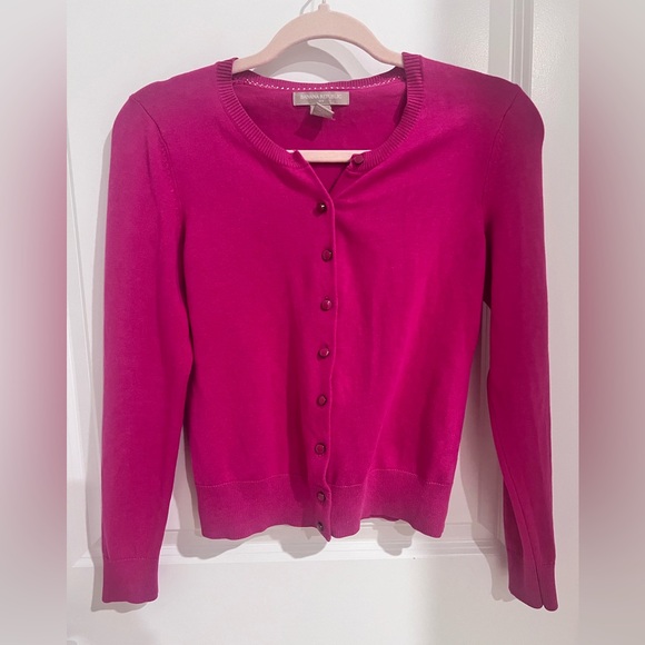Banana Republic Sweaters - Banana Republic Fuchsia Cardigan Sweater